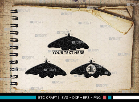 Butterfly Monogram, Butterfly Silhouette, Butterfly SVG, Bloodworm Svg, Dragonfly Svg, Butterfly Wings Svg, SB00233 SVG ETC Craft 