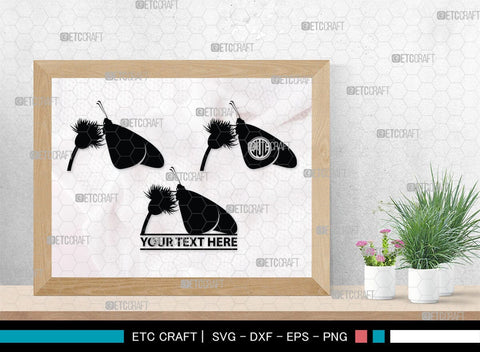 Butterfly Monogram, Butterfly Silhouette, Butterfly SVG, Bloodworm Svg, Dragonfly Svg, Butterfly Wings Svg, SB00233 SVG ETC Craft 