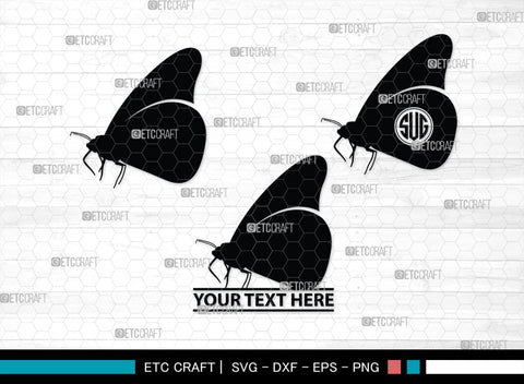 Butterfly Monogram, Butterfly Silhouette, Butterfly SVG, Bloodworm Svg, Dragonfly Svg, Butterfly Wings Svg, SB00233 SVG ETC Craft 