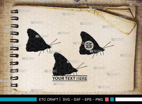 Butterfly Monogram, Butterfly Silhouette, Butterfly SVG, Bloodworm Svg, Dragonfly Svg, Butterfly Wings Svg, SB00233 SVG ETC Craft 
