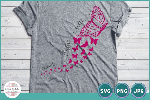 Butterfly Motivational Quote SVG Dots-A-Lot 