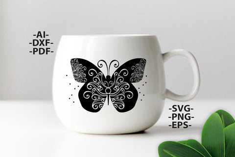 Butterfly mug, Butterfly Svg, Easter Svg, Butterfly Mandala svg, Butterfly tshirt, Butterfly print, Butterfly Cut File SVG 1uniqueminute 