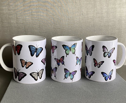 Butterfly Mug Wraps | Sublimation for 11oz. and 15oz. Mugs Sublimation Stacy's Digital Designs 