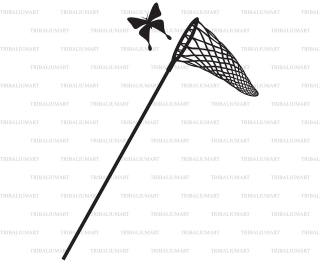 Butterfly net SVG TribaliumArtSF 