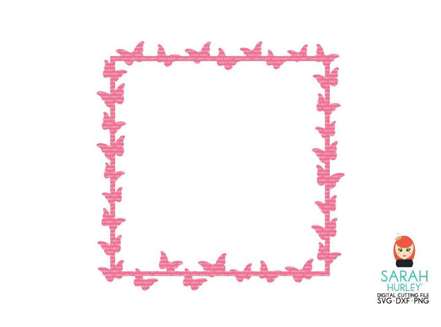 Butterfly Page Frame SVG Sarah Hurley 