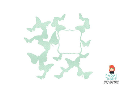 Butterfly Page Mat SVG Sarah Hurley 