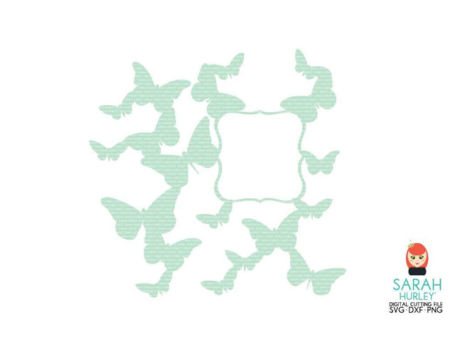Butterfly Page Mat SVG Sarah Hurley 