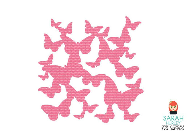 Butterfly Page Mat SVG Sarah Hurley 