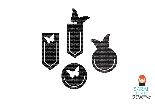 Butterfly Paperclip Set SVG Sarah Hurley 