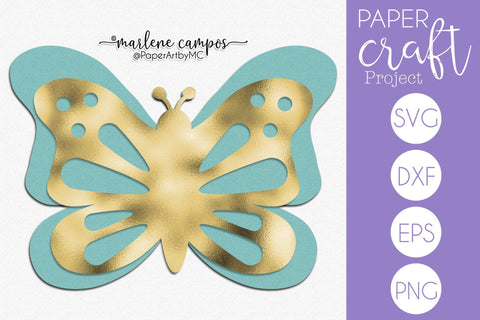 Butterfly Shaker Pattern | Cut Files | SVG SVG Marlene Campos 