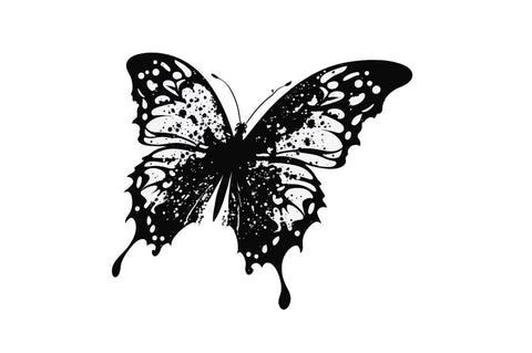 Butterfly Silhouette Clipart Bundle Sublimation Regulrcrative 