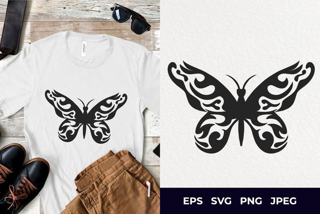 Butterfly Silhouette SVG file SVG Masyafi Studio 