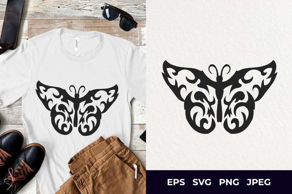 Butterfly Silhouette SVG file - So Fontsy