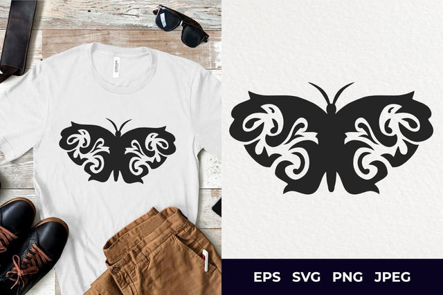 Butterfly Silhouette SVG file SVG Masyafi Studio 