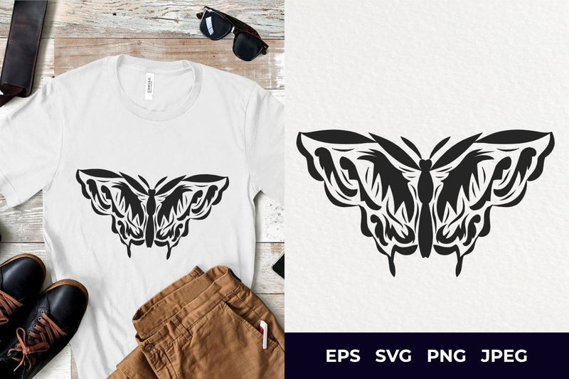 Butterfly Silhouette SVG file SVG Masyafi Studio 