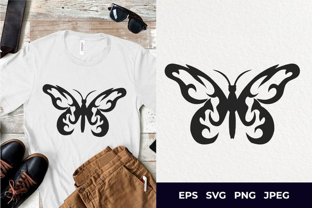 Butterfly Silhouette SVG file SVG Masyafi Studio 