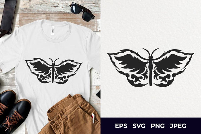 Butterfly Silhouette SVG file SVG Masyafi Studio 