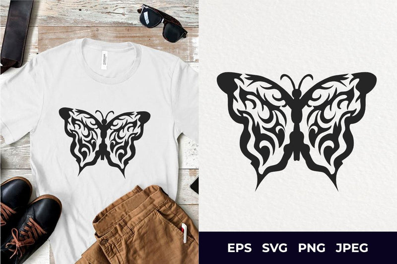 Butterfly Silhouette SVG file SVG Masyafi Studio 
