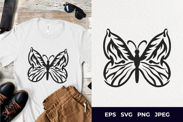 Butterfly Silhouette SVG file SVG Masyafi Studio 