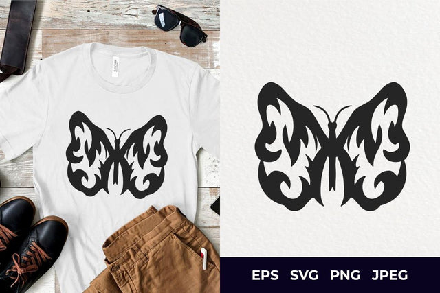 Butterfly Silhouette SVG file SVG Masyafi Studio 