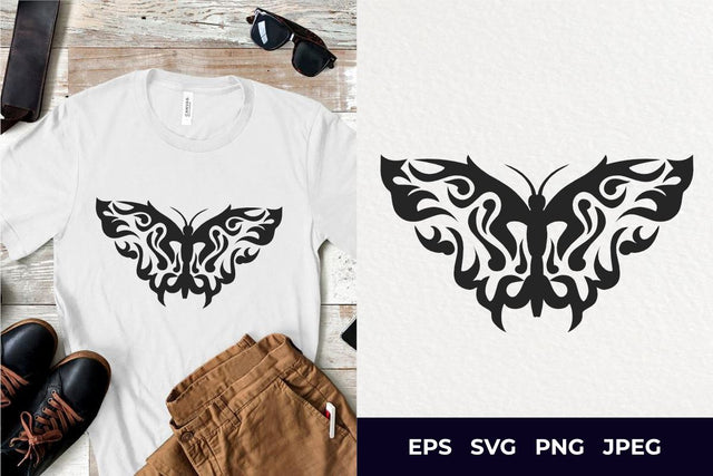 Butterfly Silhouette SVG file SVG Masyafi Studio 