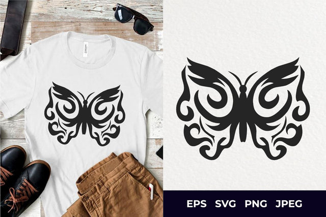 Butterfly Silhouette SVG file SVG Masyafi Studio 