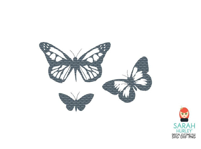 Butterfly Silhouette SVG Sarah Hurley 