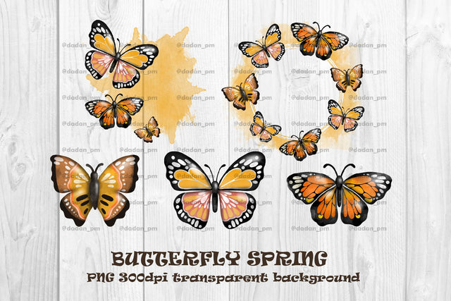 Butterfly spring sublimation png SVG dadan_pm 