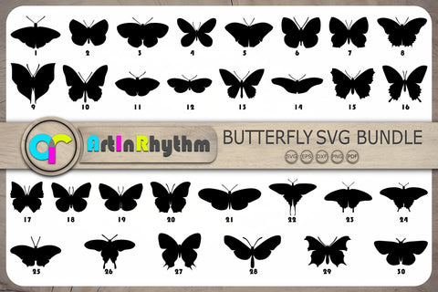 Butterfly SVG Bundle, Butterflies Svg, Butterfly Svg, Butterfly Silhouette Svg SVG Artinrhythm shop 