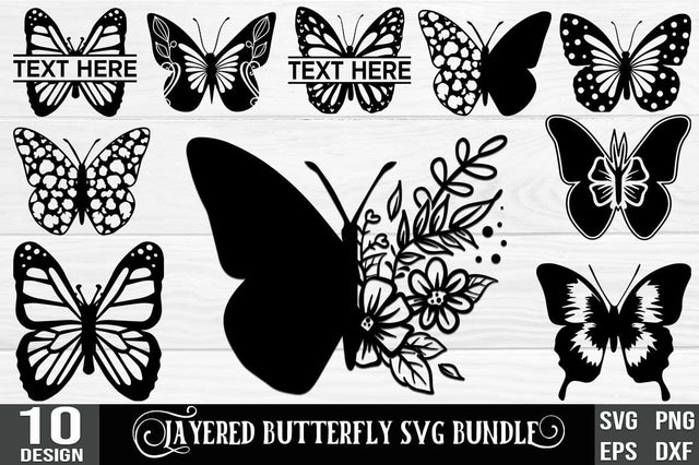 Butterfly SVG Bundle, Butterfly Design SVG FiveStarCrafting 