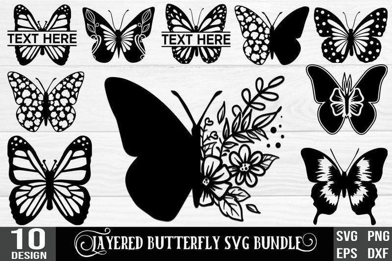 Butterfly SVG Bundle, Butterfly Design SVG FiveStarCrafting 