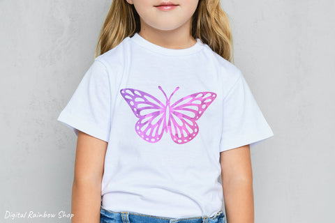 Butterfly svg bundle, butterfly monogram frame, split frame SVG Digital Rainbow Shop 