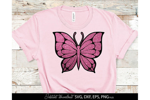 Butterfly SVG Bundle | Butterfly Stencil | Butterfly Layered Clipart SVG March Design Studio 