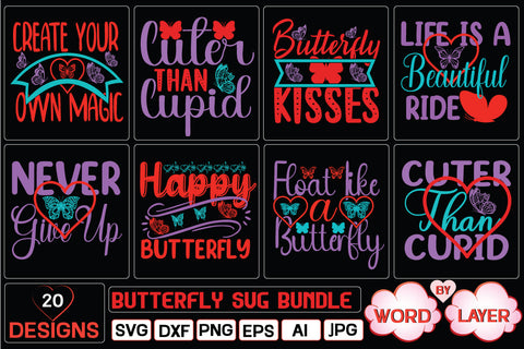 Butterfly SVG Bundle SVG Cut File SVG Studio Innate 