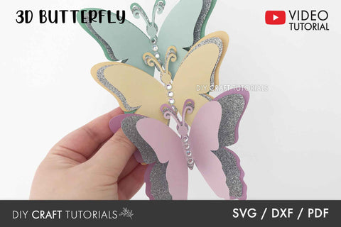 Butterfly SVG Bundle SVG DIY Craft Tutorials 