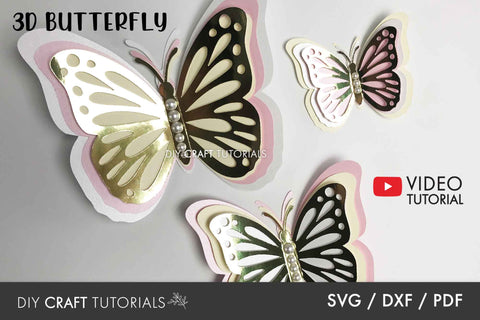 Butterfly SVG Bundle SVG DIY Craft Tutorials 