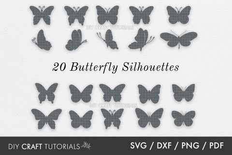Butterfly SVG Bundle SVG DIY Craft Tutorials 