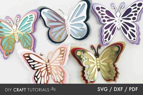 Butterfly SVG Bundle SVG DIY Craft Tutorials 