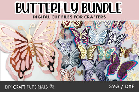 Butterfly SVG Bundle SVG DIY Craft Tutorials 