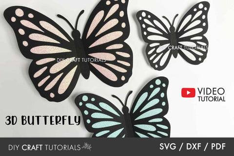 Butterfly SVG Bundle SVG DIY Craft Tutorials 