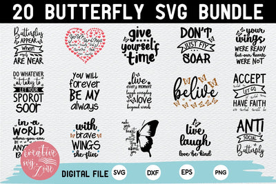 Butterfly Svg Bundle SVG md faruk hossain 