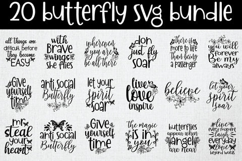 Butterfly SVG Bundle SVG md faruk hossain 