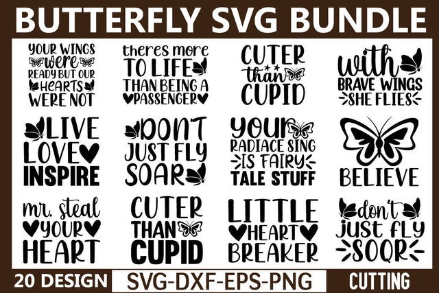 Butterfly Svg Bundle SVG md faruk hossain 