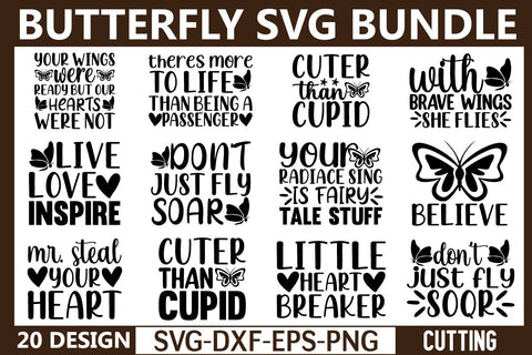 Butterfly Svg Bundle SVG md faruk hossain 