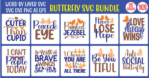 Butterfly SVG Bundle SVG MStudio 