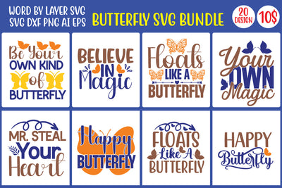 Butterfly SVG Bundle SVG MStudio 