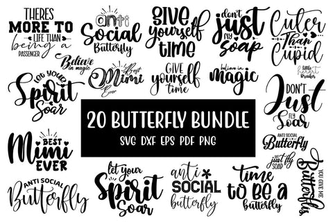 Butterfly SVG Bundle SVG orpitasn 