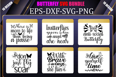 Butterfly SVG Bundle SVG Shahin alam 