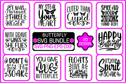 Butterfly SVG Bundle SVG Shahin alam 