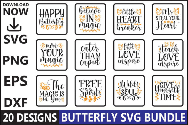 Butterfly SVG Bundle SVG Shahin alam 